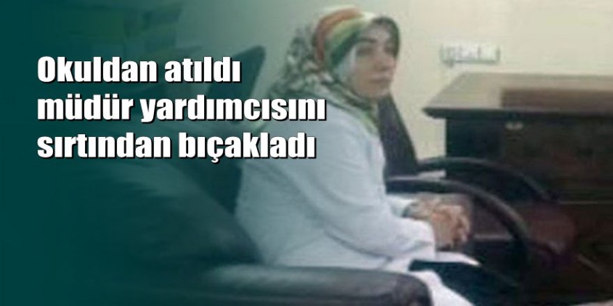 Kayseri'de okulla ilişiği kesilen liseli, müdür yardımcısını bıçakladı