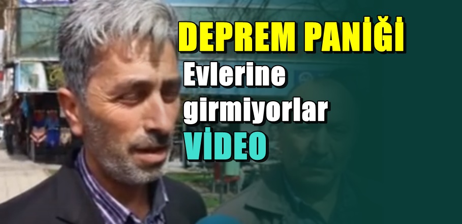 Düzce'de deprem paniği görüntüleri; Okullar tatil edildi