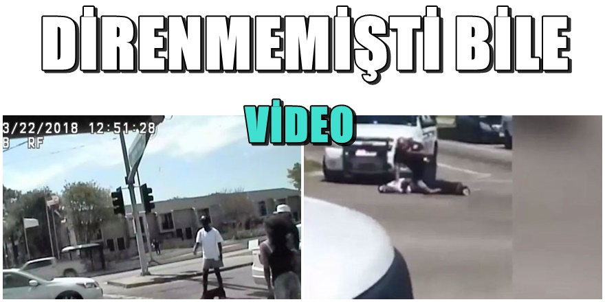 ABD Polisi  pantolonu inik yürüyen adamı böyle öldürdü