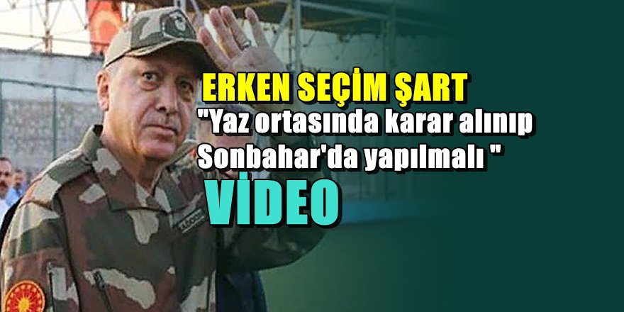 AKP'li anket şirketinden ' Erken Seçim 'açıklaması