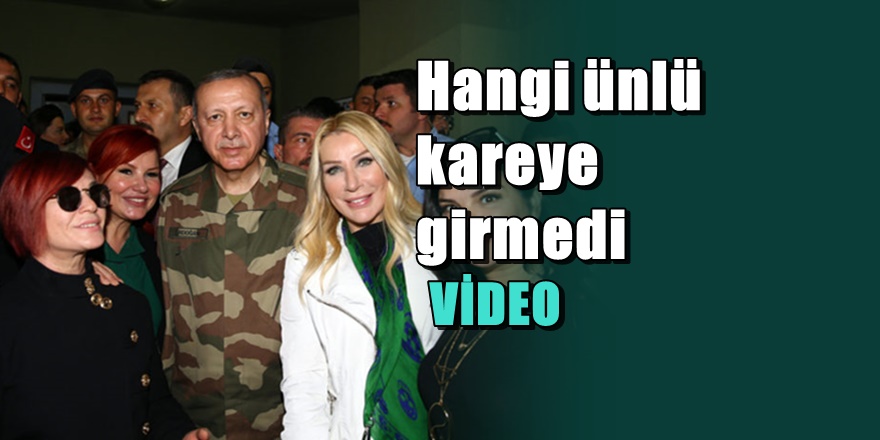 Erdoğan'ın asker ziyaretine katılan ünlüden şok açıklama