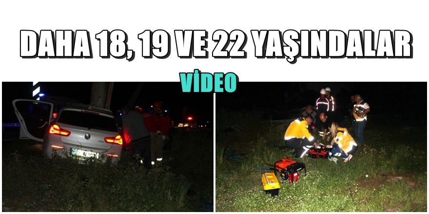 Ayvalık'ta feci kaza; 3 Genç lüks araçta can verdi