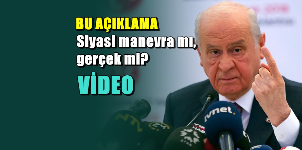 Devlet bahçeli'den kritik ' Erken Seçim '
