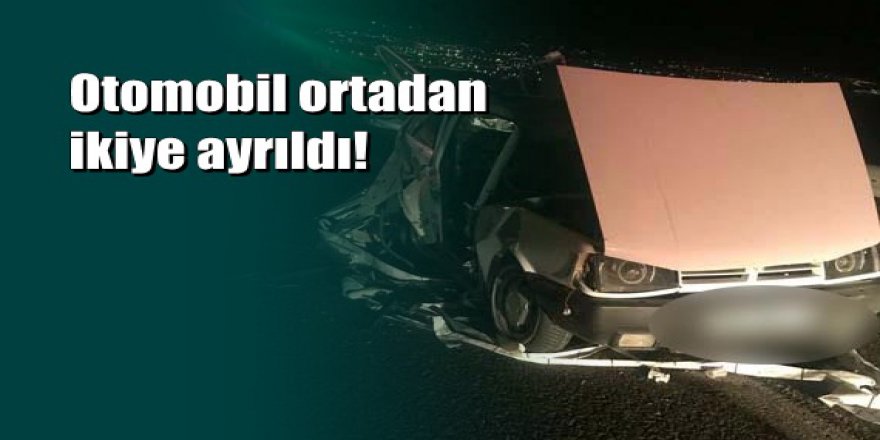 Ankara'da feci kaza: 1 ölü, 2 yaralı