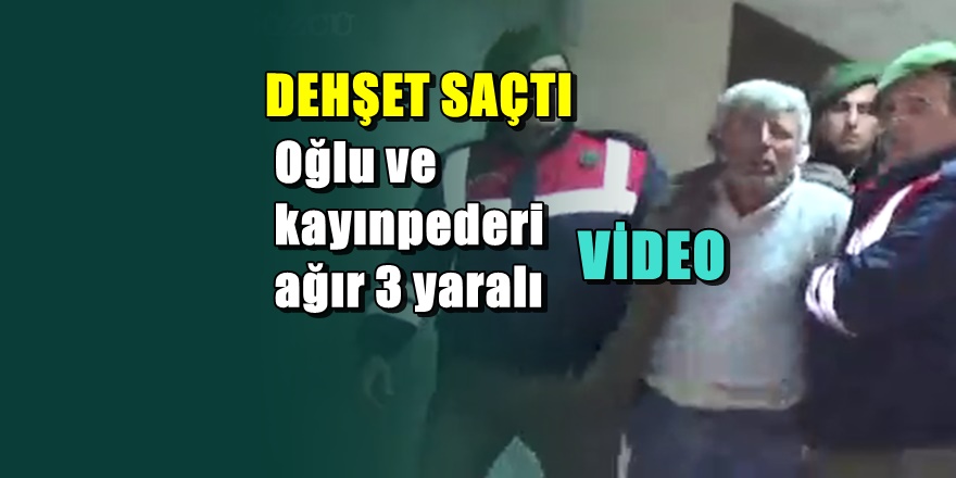 Karaman'da alkollü koca dehşeti; 3 Yaralı