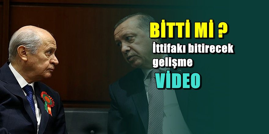 TBMM'de AKP MHP İttifakını bitirecek gelişme