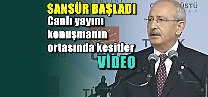Doğan Medya'dan Kılıçdaroğlu'na jet sansür