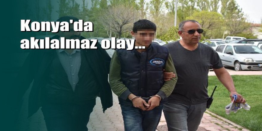 Konya'da intikam için eşinin kıyafetlerini giyerek market kundakladı