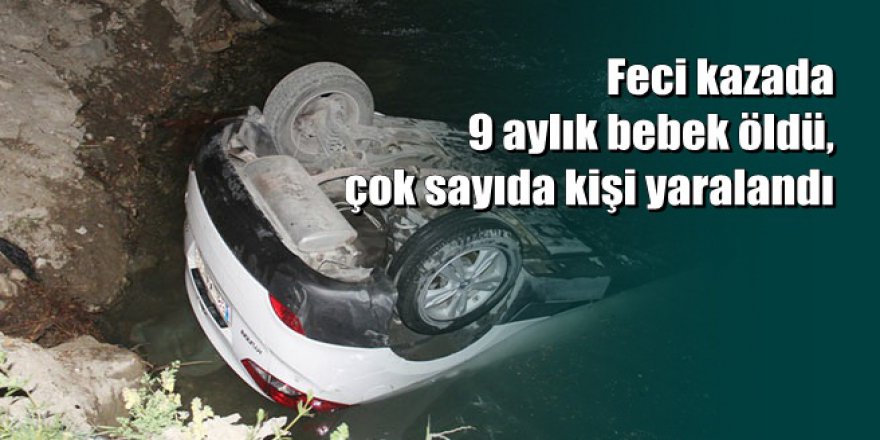 Sakarya'da içinde 10 kişinin bulunduğu lüks cip dereye uçtu