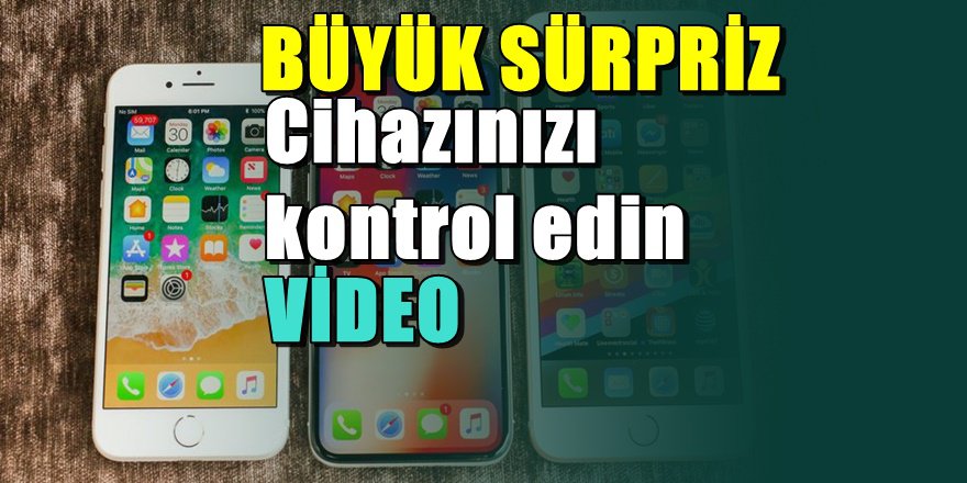 iPhone'den kullanıcılara büyük sürpriz
