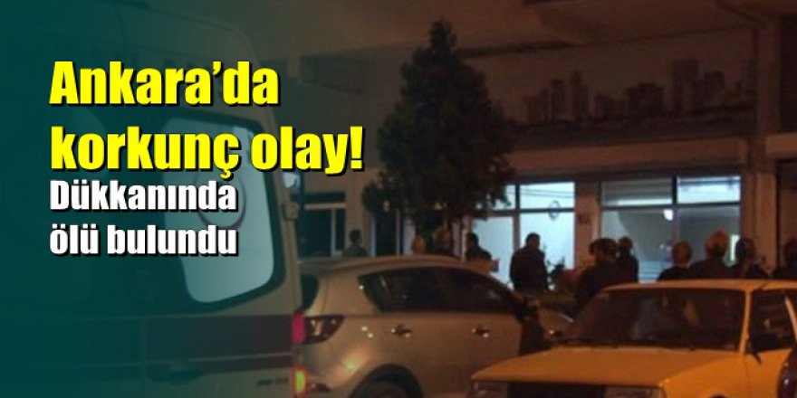Ankara'da genç emlakçının sır ölümü
