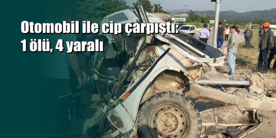 Çanakkale’de feci kaza: 1 ölü, 4 yaralı