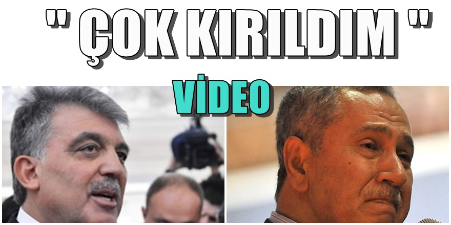 Bülent Arınç Abdullah Gül için hıçkıra hıçkıra ağlamış