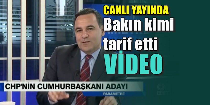 CHP adayını canlı yayında açıkladı