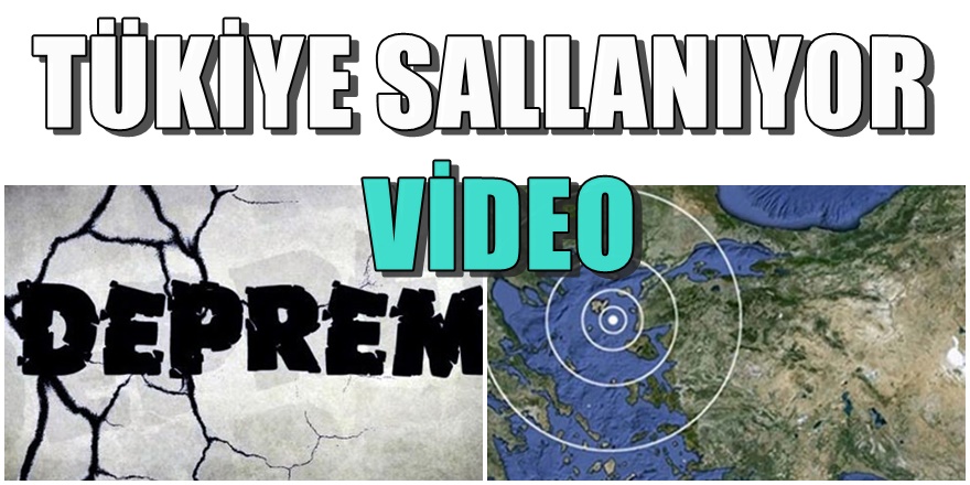 Çanakkale'de peş peşe deprem korkuttu