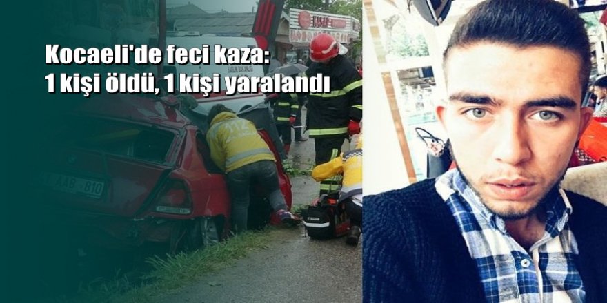 Kocaeli'de otomobil park halindeki tıra çarptı: 1 ölü, 1 yaralı