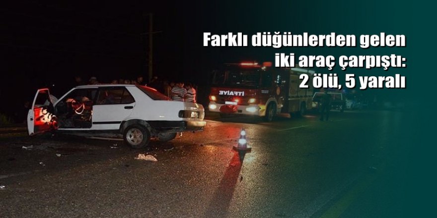 Kırıkkale’de düğün dönüşü facia: 2 ölü, 5 yaralı