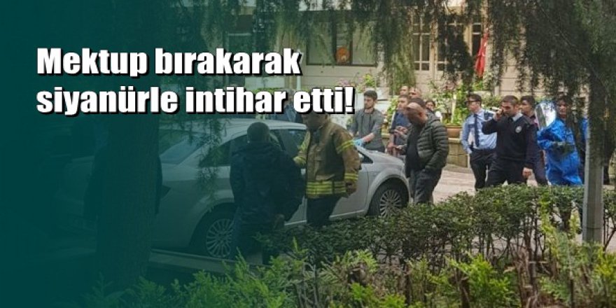Kadıköy'de dehşet: Siyanürle intihar etti
