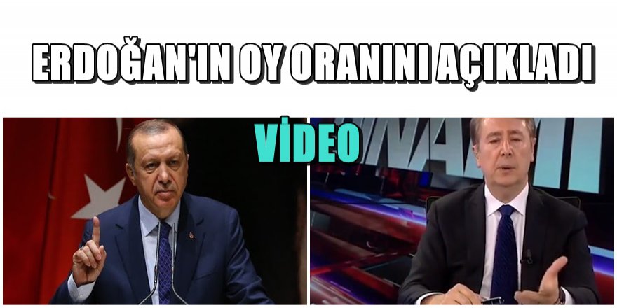 Erdoğan'ı önde gösteren anket şirketinden düzeltme