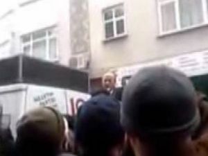 Kadir Topbaş konuşurken ortalık karıştı