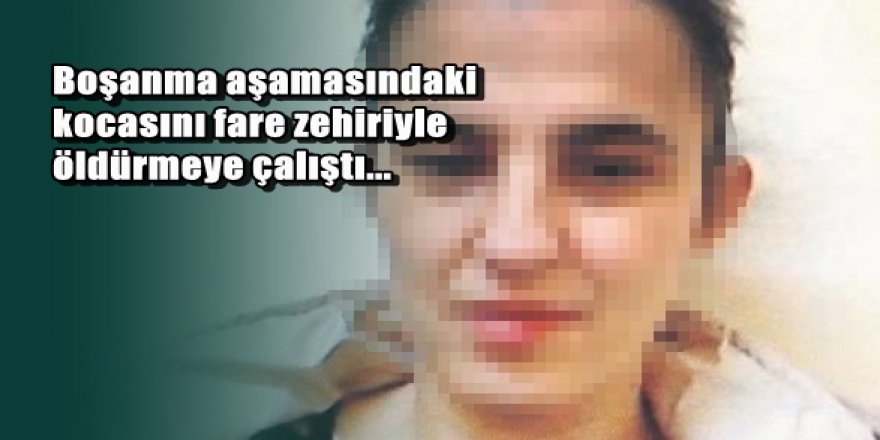 Eşini fare zehiri kattığı yemekle öldürecekti