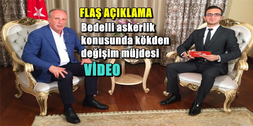 Bedelli Askerlik konusunda flaş açıklama