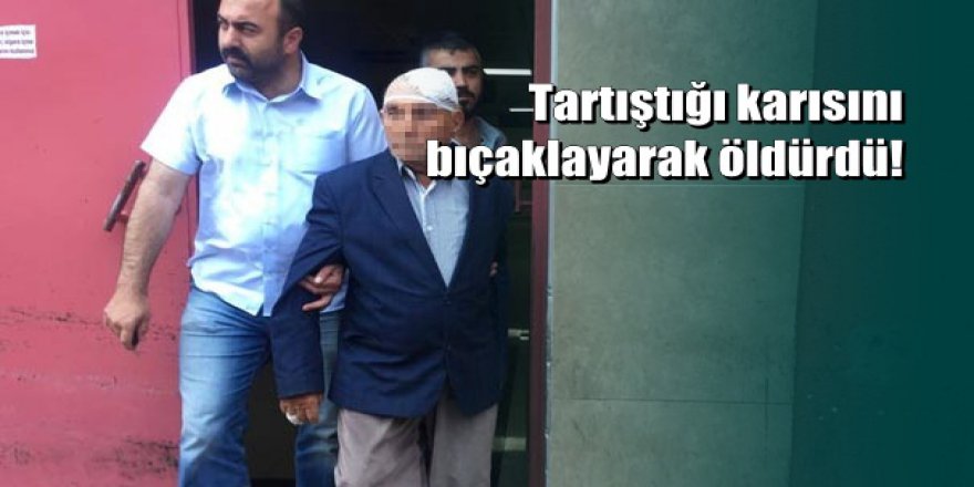 Kayseri'de 72 yaşındaki adam karısını bıçaklayarak öldürdü