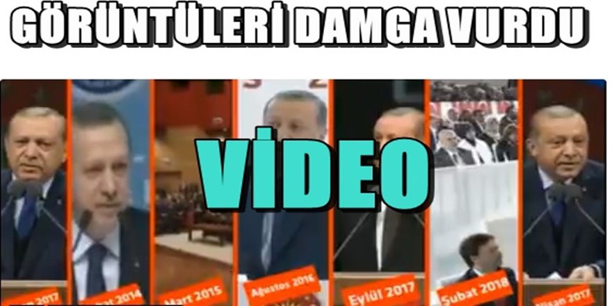 Erdoğan'ın o sözleri sonrası bu görüntüler servis edildi
