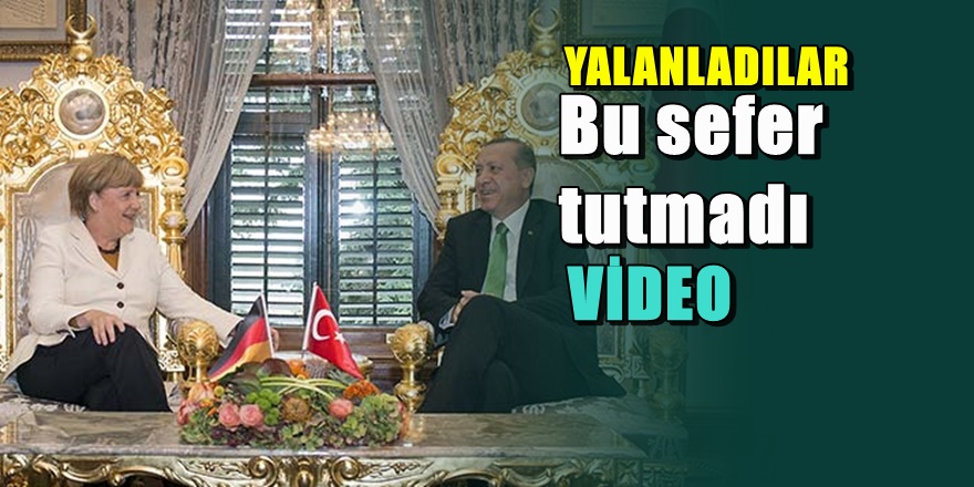 Almanya'dan Erdoğan yalanlaması