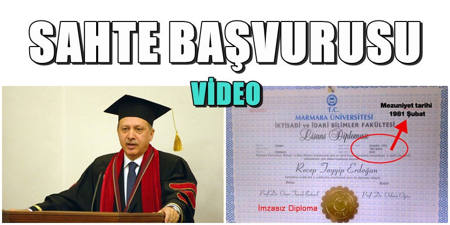 Erdoğan'ın diploması ile ilgili flaş gelişme