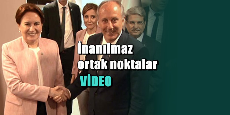 Muharrem İnce ve Meral Akşener akraba çıktılar