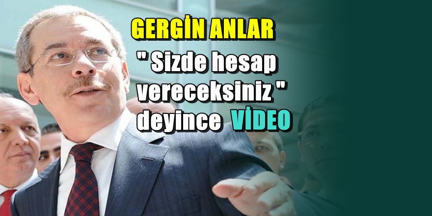 Abdüllatif Şener'e Konya'da AKP'liler böyle tepki verdi