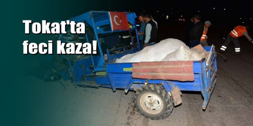 Tokat'ta otomobil ile patpat çarpıştı: 10 yaralı