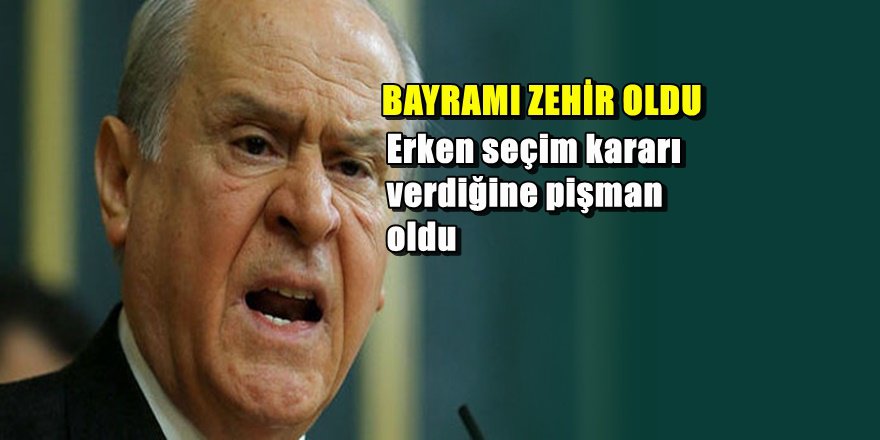 Devlet Bahçeli'yi çıldırtan bayramlaşma