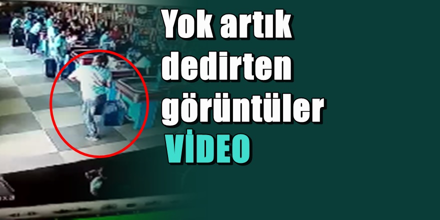 Brezilya Süper Markette kaydedilen bu görüntüleri konuşuyor