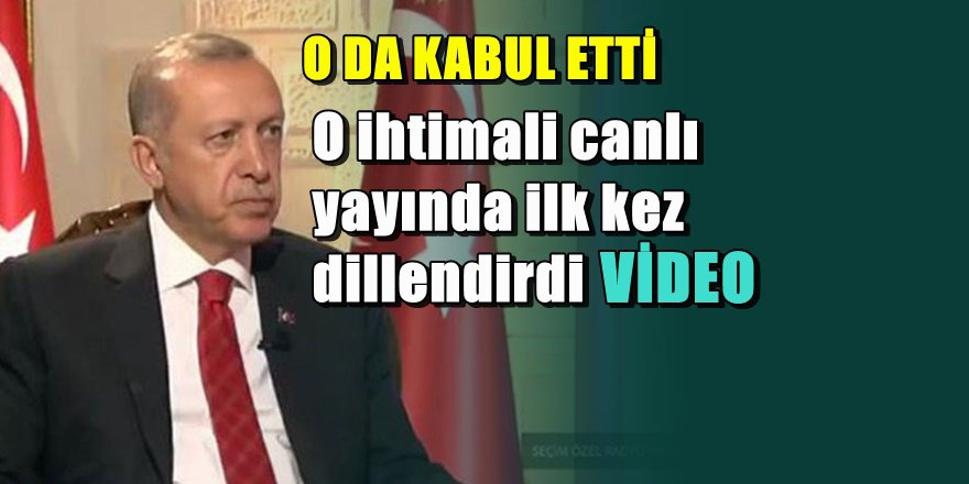 Erdoğan'dan 24 Haziran yenilgisi itirafı
