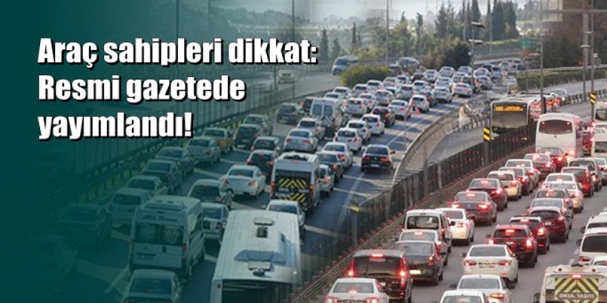 Zorunlu trafik sigortası yönetmeliğinde değişiklik