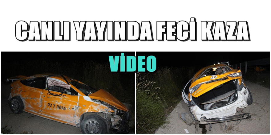 Canlı yayı sırasında şarampole yuvarlandılar