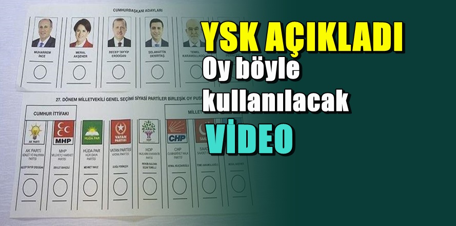 Oy kullanmaya gitmeden bunu mutlaka izleyin