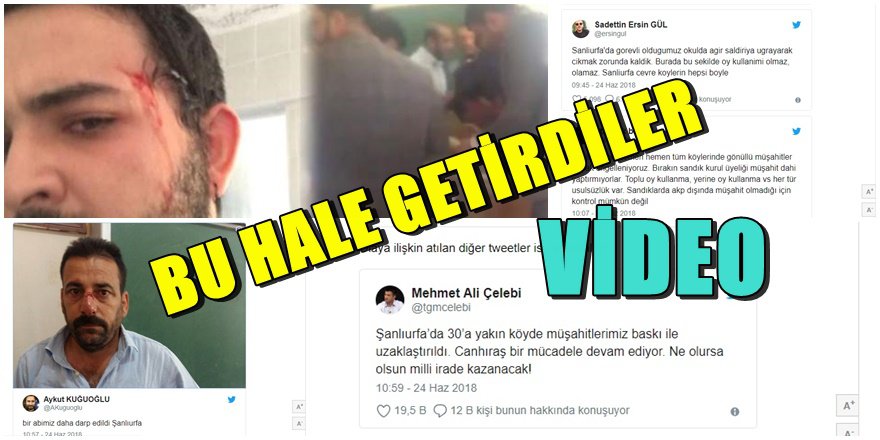 Şanlıurfa'da oy verme sırasında olay; 3 yaralı