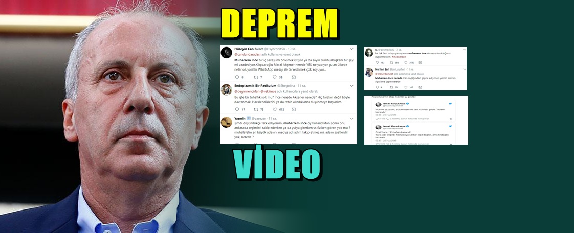 İşte Muharrem İnce'nin açıklaması