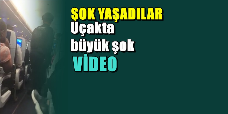 Kalkışa hazırlanan uçağı polis bastı