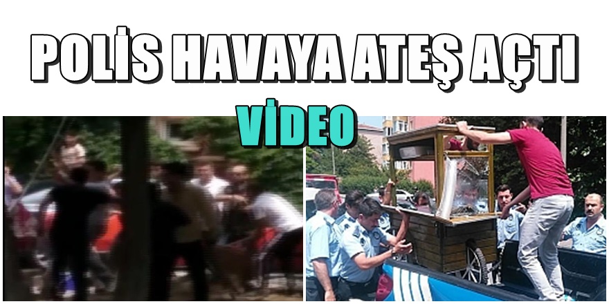 İstanbul'da seyyar satıcılar ayaklandı;  3 Yaralı