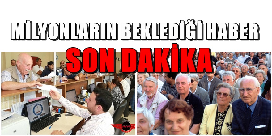 Memur Emekli maaşlarına zam belli oldu