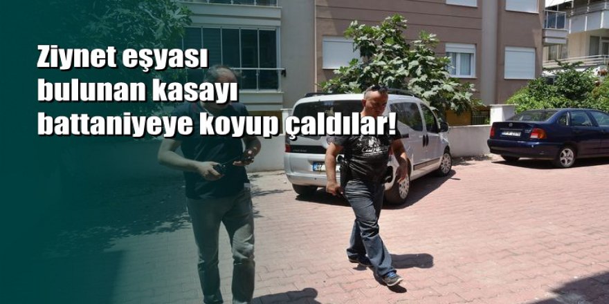 Antalya'da polis çiftin evini soydular