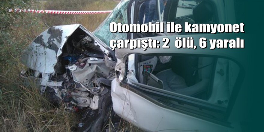 Bolu'da feci kaza: 2 ölü 6 yaralı