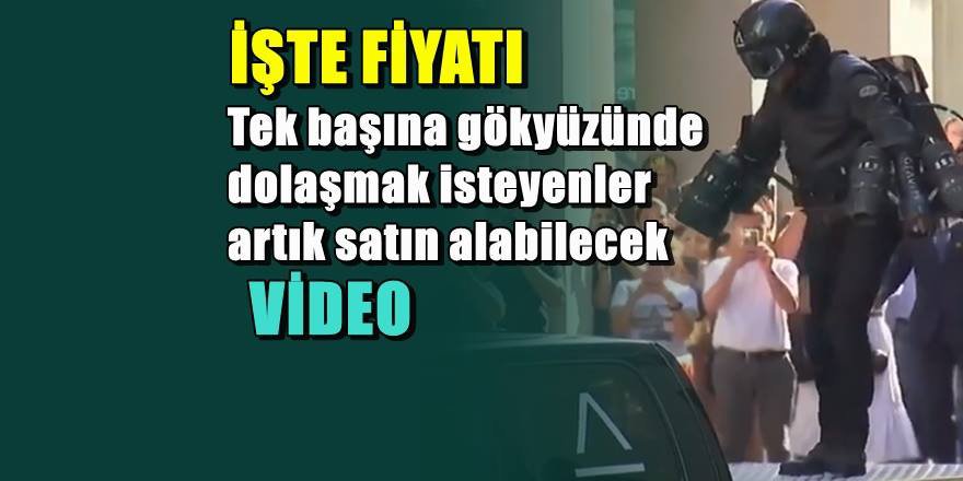 Artık isteyen böyle özgürce uçabilecek ; İŞTE FİYATI