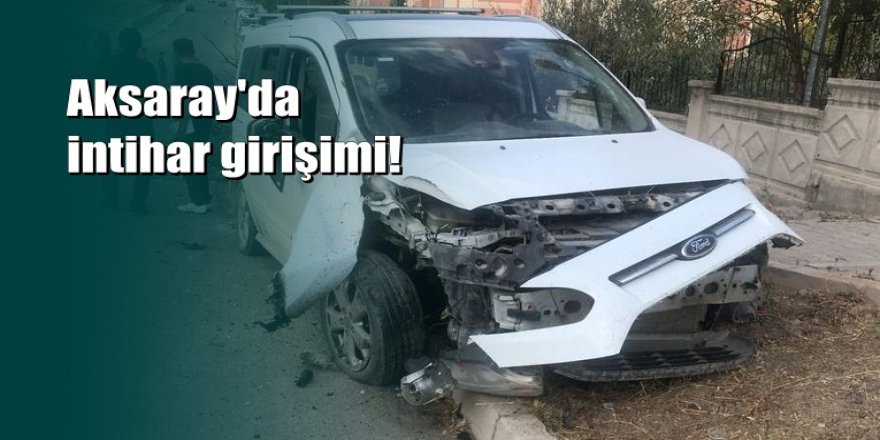 Otomobilde fare zehri içip kaza yaptı