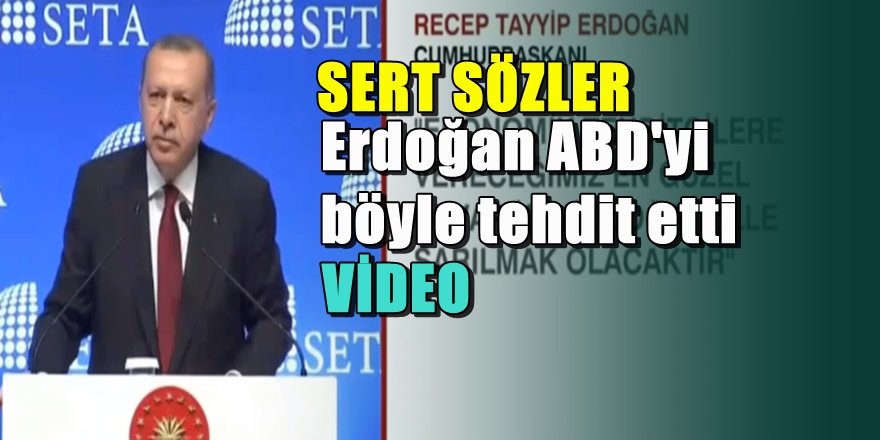 Erdoğan'dan ABD'ye flaş hamle
