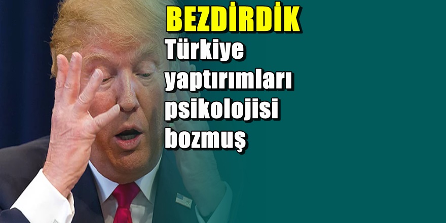 TRUMP İTTEN PİŞMAN